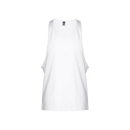 TH Clothes 30121 - Mens split-sleeve cotton T-shirt with dropped armholes