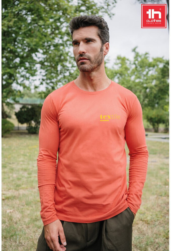 TH Clothes 30124 - T-shirt met lange mouwen voor mannen