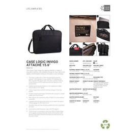 Case Logic 8151-61 - Invigo Recycled 16” Messenger Bag