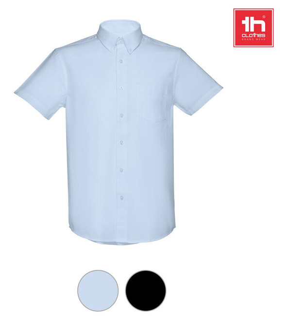 TH Clothes 30157 - Chemise oxford à manches courtes pour homme