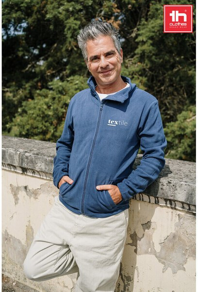TH Clothes 30164 - Giacca in pile da uomo in poliestere