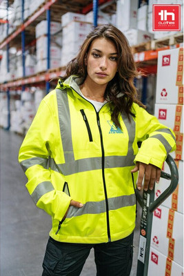 TH Clothes 30182 - Giacca softshell alta visibilità (unisex)