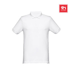 TH Clothes 30187 - Mens short-sleeved piqué polo shirt in 100% cotton