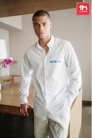 TH Clothes 30194 - Mens long-sleeved shirt. White
