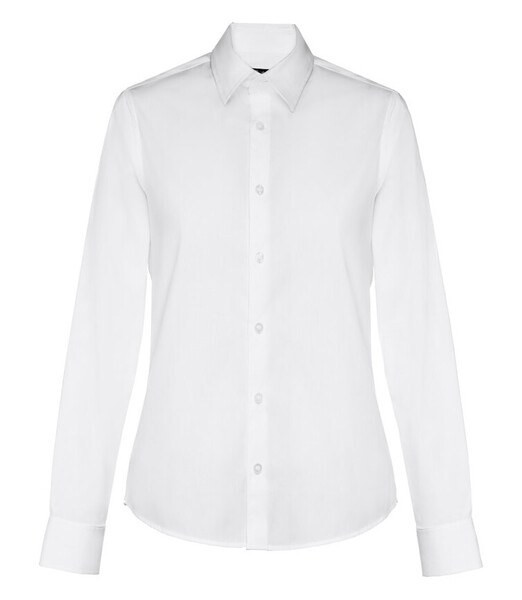 TH Clothes 30195 - Women's long-sleeved shirt. White
