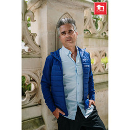 TH Clothes 30246 - Mens hooded jacket in 300T taffeta