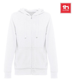 TH Clothes 30257 - Womens hooded full zipped sweatshirt