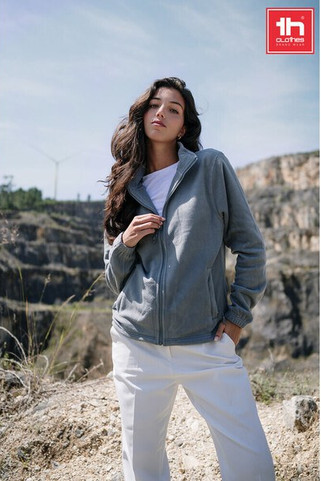 TH Clothes 30259 - Tiheä fleecetakki naisille polyesteristä