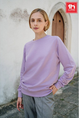 TH Clothes 30266 - Sweatshirt (unisexe) en éponge italienne sans patte de boutonnage