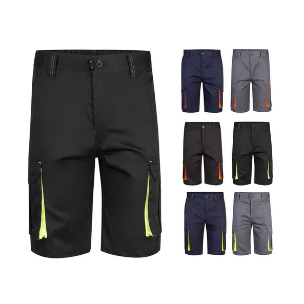 Velilla 36018 - Two-tone, multi-pocket stretch Bermuda shorts (240g/m²), in cotton (46%), EME (38%) and polyester (16%)