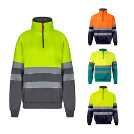Velilla 36101 - Two-tone sweatshirt (300g/m²) in polyester fleece (100%)