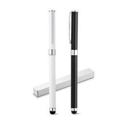 hi!dea 51437 - Rollerball aus Edelstahl mit Touchpen-Spitze
