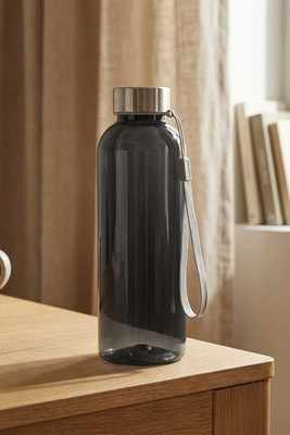 Återvunnen PET (100 % rPET)-flaska med glansig genomskinlig yta 600 ml - Egotier 54326