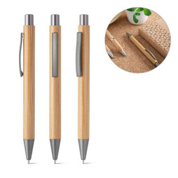 hi!dea 81009 - Stylo bille en bambou avec attache