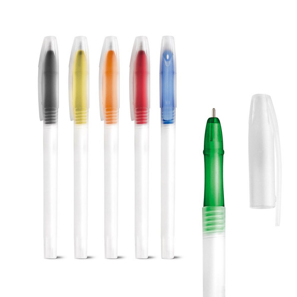 hi!dea 81136 - PP ball pen with coloured nose cone