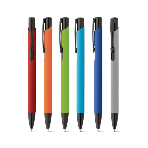 hi!dea 81140 - Soft touch aluminium ball pen