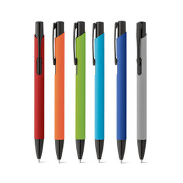hi!dea 81140 - Soft touch aluminium ball pen