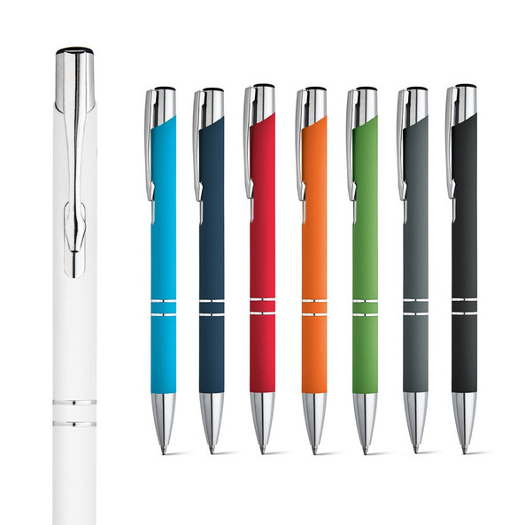 hi!dea 81141 - Soft touch aluminium ball pen