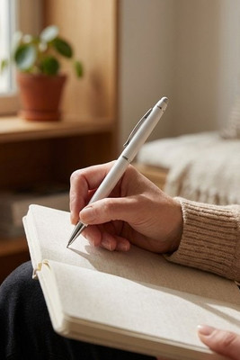 balpen van metaal met touch tip - Egotier 81144