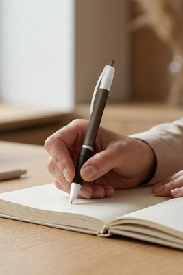 Kugelschreiber aus ABS mit Gummigriff - Egotier 81160