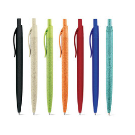 hi!dea 81168 - Wheat straw fibre and ABS ball pen with clip