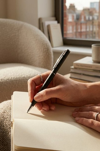 Kugelschreiber aus aluminium mit blauschreibender Mine - Egotier 81185