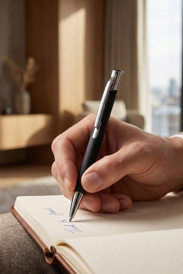 Alumiininen kuulakärkikynä, jossa on kuminen - Egotier 81192