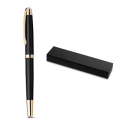 hi!dea 81196 - Metal rollerball with gold trim