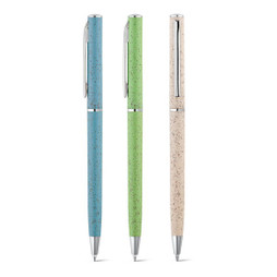 hi!dea 81203 - Ball pen with wheat straw fibre and ABS with twist mechanism