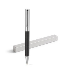 hi!dea 91348 - Metal ball pen with twist mechanism and clip