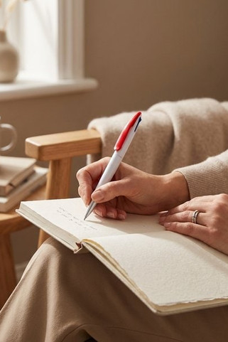 Ball pen with twist mechanism and clip - Egotier 91396