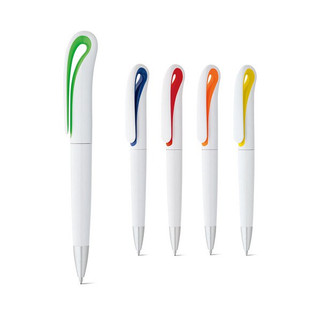 Kugelschreiber mit Drehmechanik und Clip - Egotier 91396