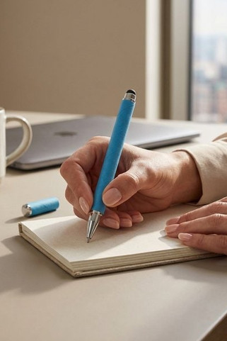 Penna av papper kraft och ABS med pekspets - Egotier 91621