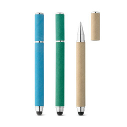 hi!dea 91621 - Ball pen in paper kraft and ABS with touch tip