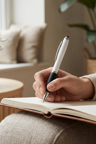 Ball pen with twist mechanism and metal clip - Egotier 91634