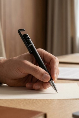 Ball pen with metallic finish - Egotier 91642