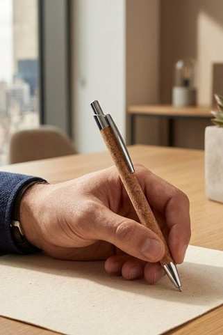 kuglepen med drejemekanisme og metal clip - Egotier 91647