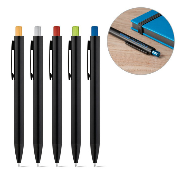 hi!dea 91694 - Aluminium-Kugelschreiber mit mattem Finish