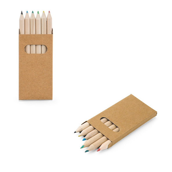 hi!dea 91750 - Buntstift Schachtel mit 6 Buntstiften