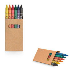 hi!dea 91754 - Scatola con 6 pastelli a cera