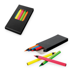 hi!dea 91767 - Pencil box with 6 coloured pencils