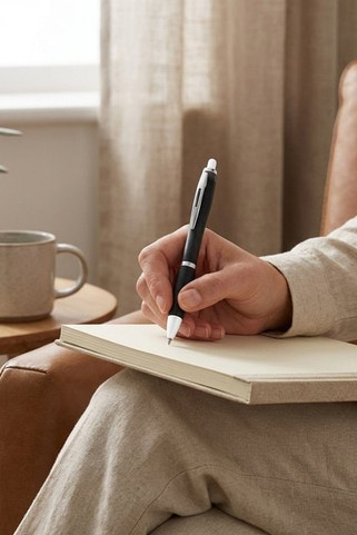 Recycled PET (100% rPET) ball pen with metal clip - Egotier 91772