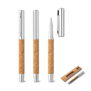 Roller mit Körper aus rostfreiem Stahl (90% rSS) und Kork mit Clip - Egotier 91783