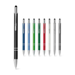hi!dea 91849 - Aluminium-Kugelschreiber mit Touch Tip und Clip