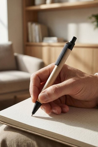 Kuglepen produceret af genvundet mælkekartoner - Egotier 91946