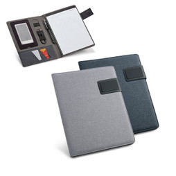 hi!dea 92066 - A5 folder in imitation linen and PU with lined pages