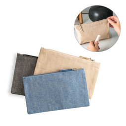 hi!dea 92077 - Pochette multifonctions en coton recyclé (70%) et polyester (30% rPET) (140 g/m²) (140 g/m²)