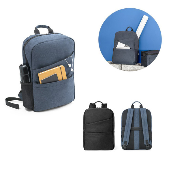 hi!dea 92080 - Zaino porta PC 15'6'' in 600D poliestere riciclato