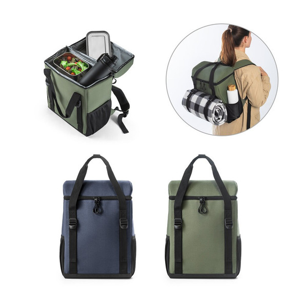 hi!dea 92099 - Thermal backpack padded in recycled polyester 600D ripstop 16 L