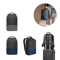 hi!dea 92190 - Anti-Diebstahl-Rucksack aus 600D hochdichtem, recyceltem Polyester
